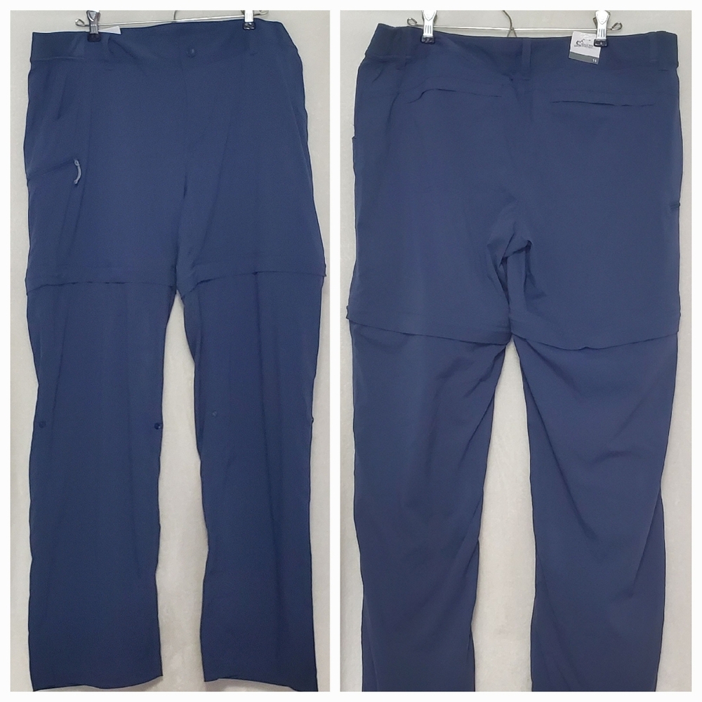 NWT Bass Pro Shop Clearwater Convertible Pants Size 16